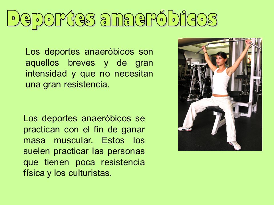 Que es el deporte anaerobico